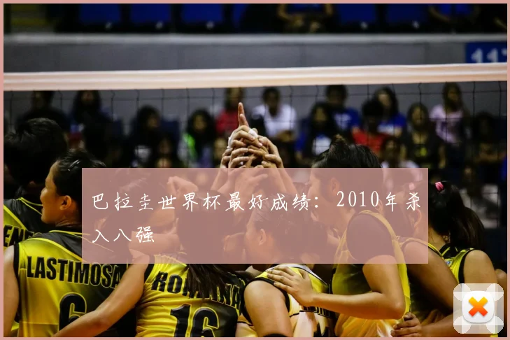 巴拉圭世界杯最好成绩：2010年杀入八强